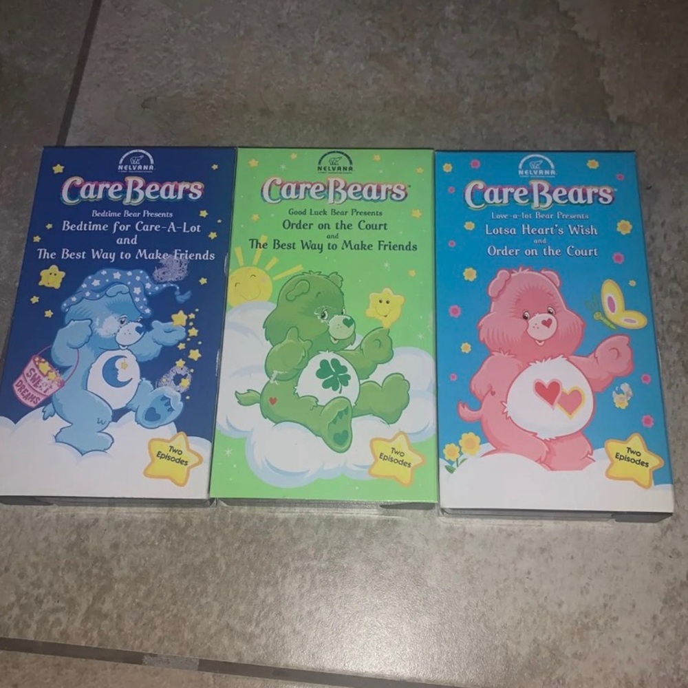 Care Bears VHS bundle